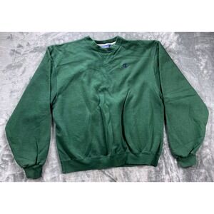Champion Reverse Weave Crewneck Sweatshirt Green Large Made in Mexico S2000